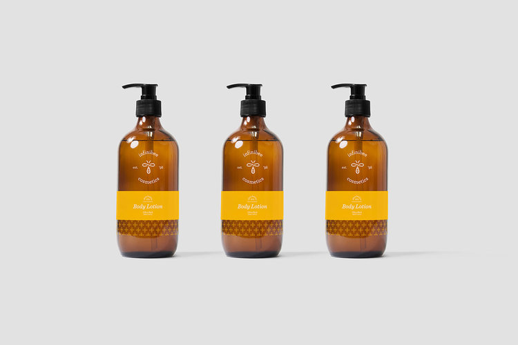 6.nfinibee 蜂蜜有機(jī)美容護(hù)膚化妝品包裝設(shè)計(jì)