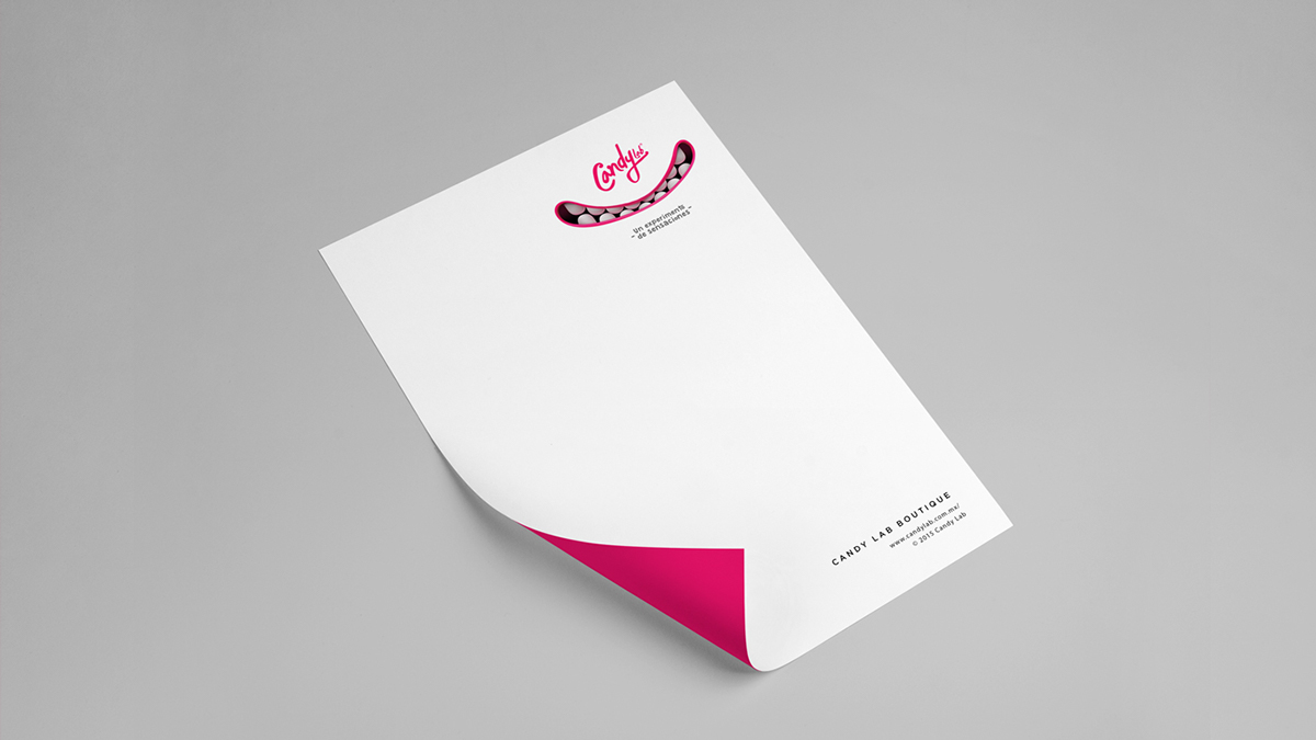 CANDY 糖果口味味覺實驗室牙齒logo設(shè)計-信紙VI設(shè)計 CANDY 糖果口味味覺實驗室牙齒logo設(shè)計-信紙VI設(shè)計