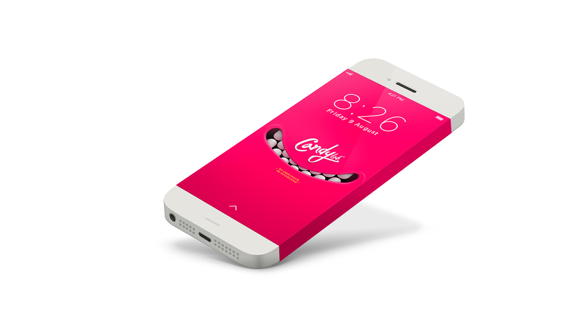 CANDY 糖果口味實驗室牙齒logo設(shè)計-手機界面VI設(shè)計 CANDY 糖果口味實驗室牙齒logo設(shè)計-手機界面VI設(shè)計