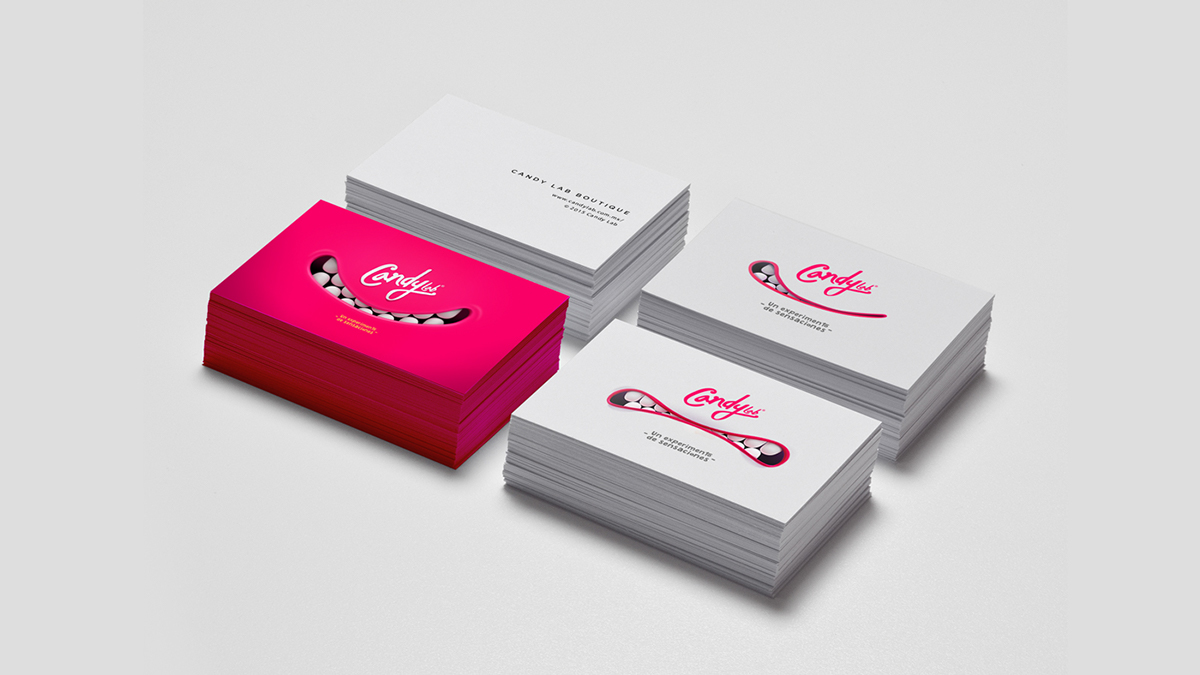 CANDY 糖果口味實驗室牙齒logo設(shè)計-名片設(shè)計 CANDY 糖果口味實驗室牙齒logo設(shè)計-名片設(shè)計