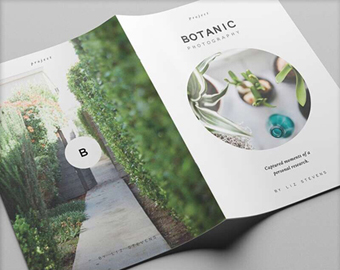 Botanic 植物園花草栽培園多圖畫冊(cè)設(shè)計(jì)版式2-封面封底設(shè)計(jì)