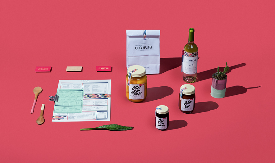 墨西哥COMUNA餐廳餐飲品牌VI視覺形象設(shè)計(jì)與自制食品酒水包裝設(shè)計(jì)4