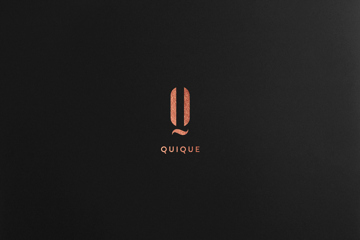 1.法國Quique化妝品品牌標志設(shè)計-上海標志設(shè)計公司