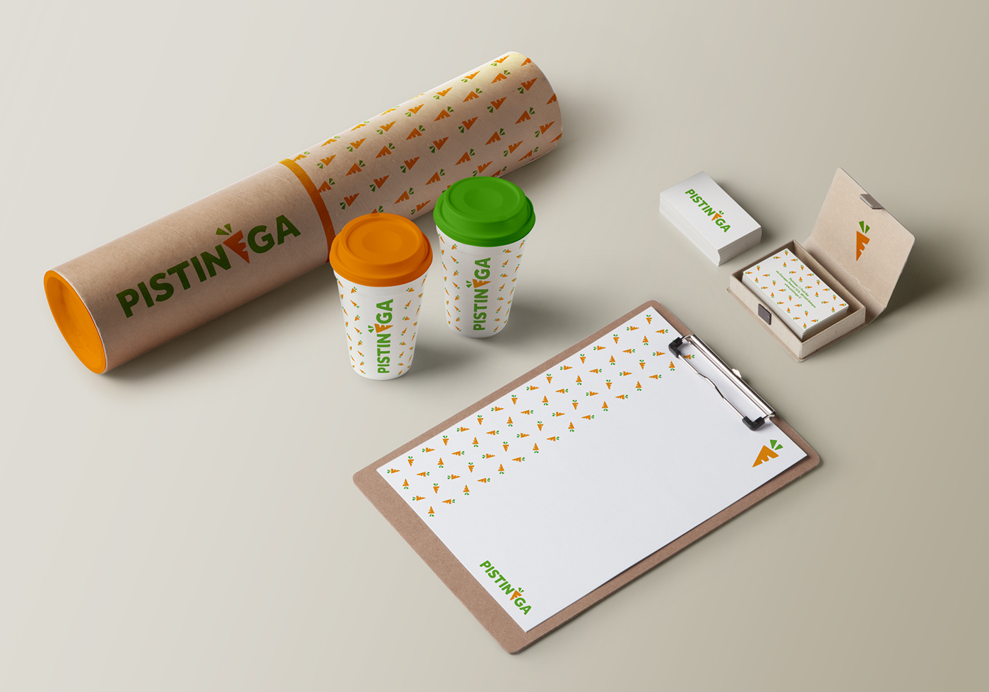 Pistinèga 鮮榨果汁吧餐飲lVI設(shè)計3