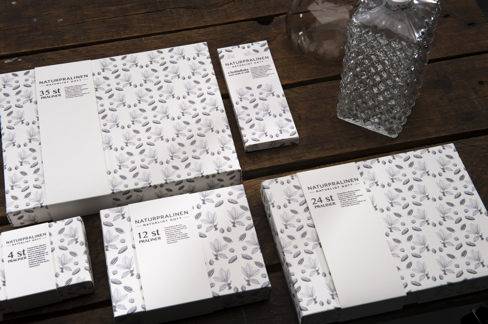 Naturpralinen 手工巧克力糖果手繪包裝設(shè)計3
