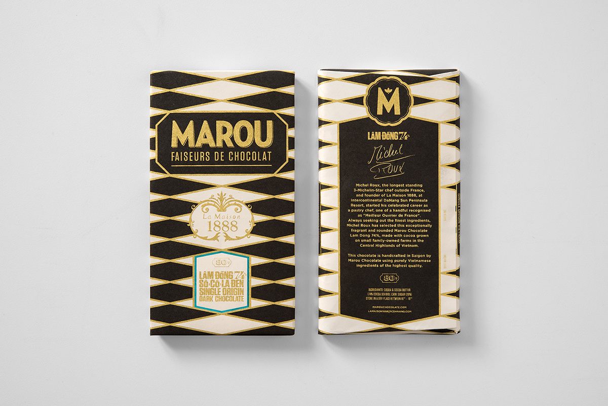 Marou 巧克力燙金包裝設(shè)計-上海包裝設(shè)計公司包裝設(shè)計欣賞1