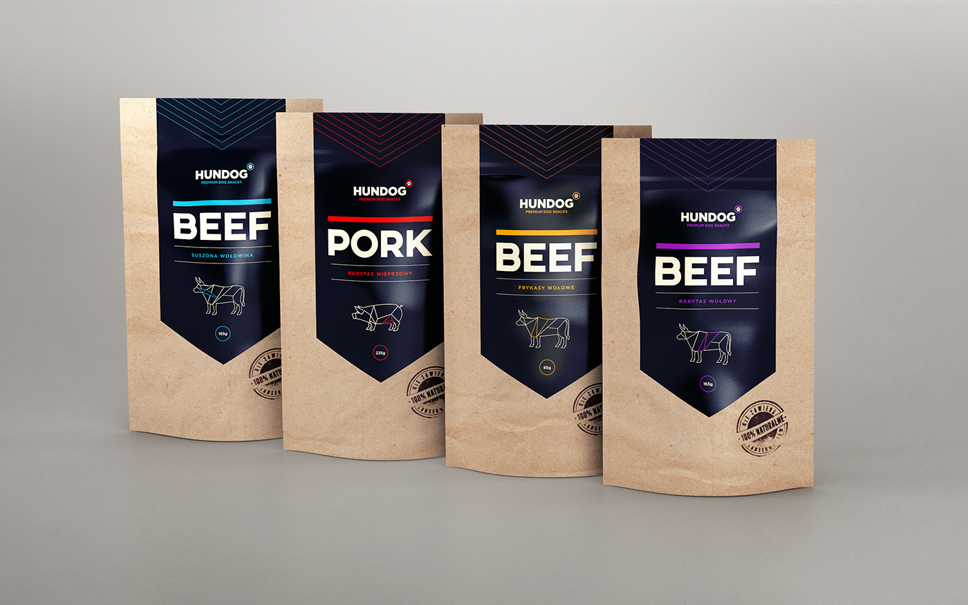 HUNDOG 狗糧寵物食品包裝設(shè)計5