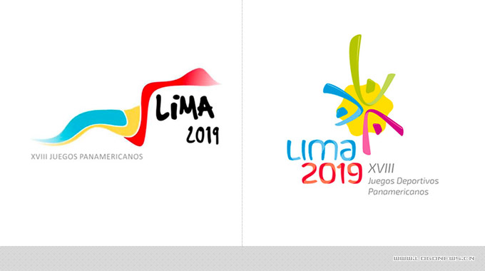 2019年利馬泛美運(yùn)動(dòng)會(huì)標(biāo)志設(shè)計(jì)VI視覺形象設(shè)計(jì)2-新舊標(biāo)志對(duì)比