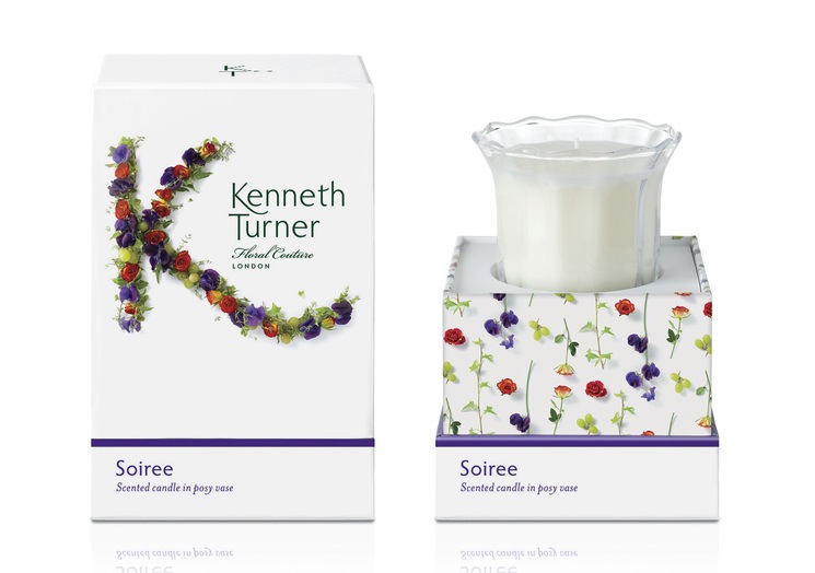 國外包裝設計欣賞：Kenneth Turner 香薰蠟燭花卉包裝設計6