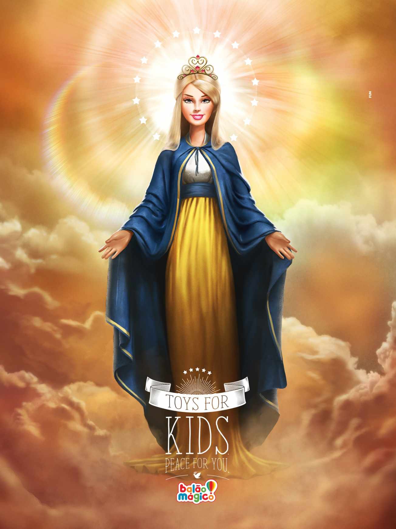 Bal?o Mágico 商場零售服務平面創(chuàng)意廣告設計圣母篇-上海廣告設計公司廣告插畫欣賞 Bal?o Mágico 商場零售服務平面創(chuàng)意廣告設計圣母篇-上海廣告設計公司廣告插畫欣賞