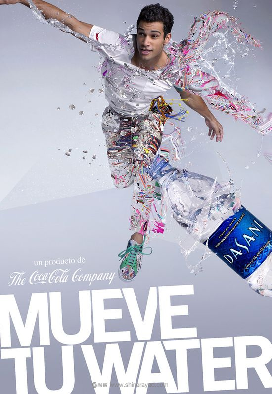dasani 礦泉水時(shí)尚模特廣告1