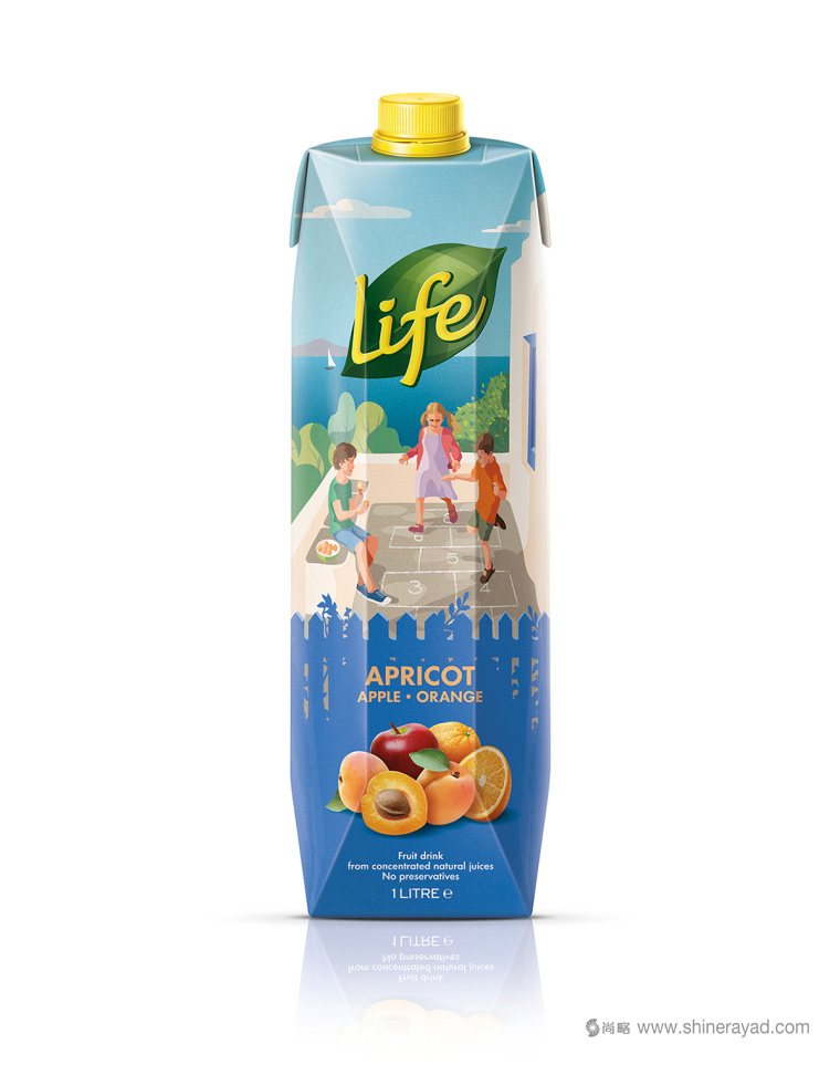 LIFE生命果汁漫畫故事版包裝設(shè)計(jì)4