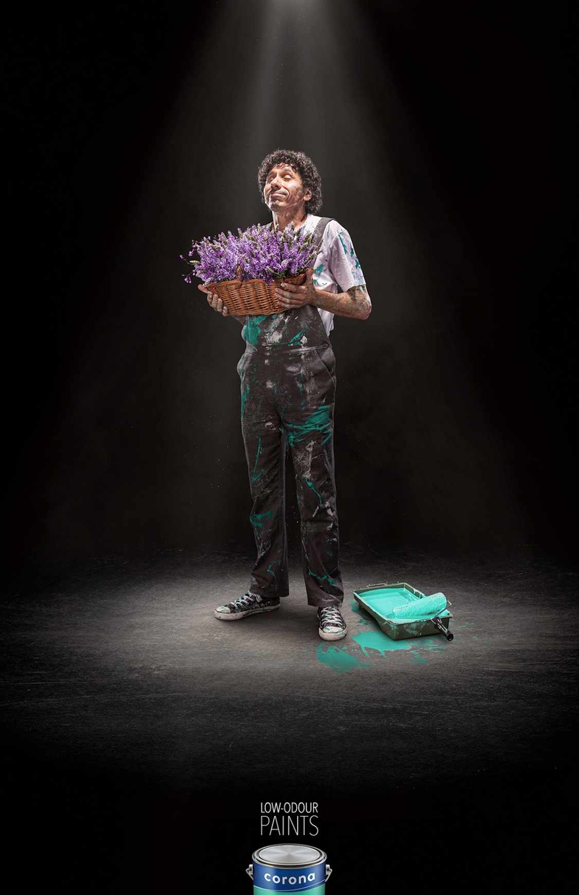 Corona 低氣味油漆平面廣告創(chuàng)意設(shè)計-上海平面廣告設(shè)計公司廣告欣賞-芬芳花朵篇