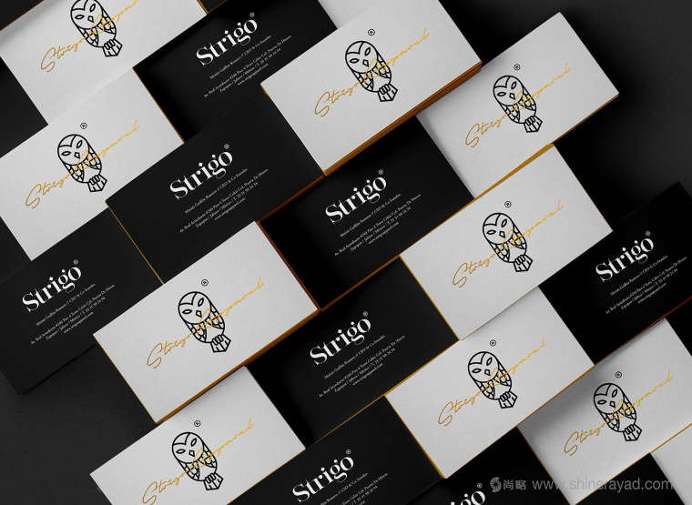 Strigo服飾品牌形象全案設(shè)計-貓頭鷹標志設(shè)計3