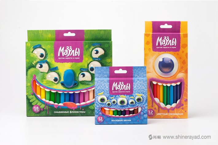 Mazzly彩色鉛筆水彩畫筆兒童文具卡通風(fēng)包裝設(shè)計1 Mazzly彩色鉛筆水彩畫筆兒童文具卡通風(fēng)包裝設(shè)計1