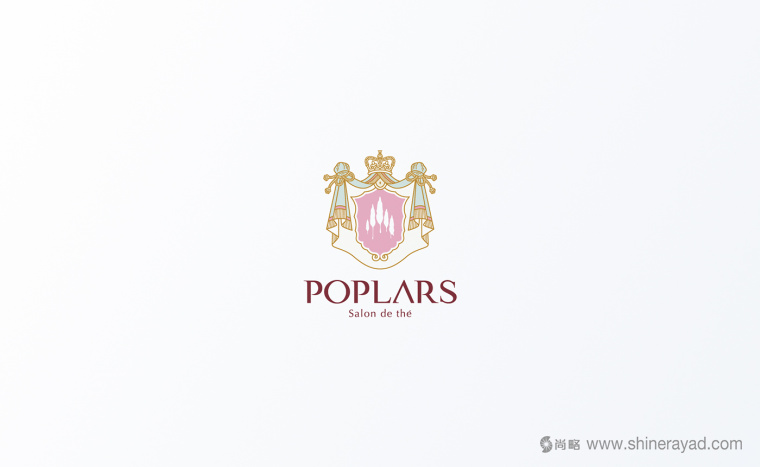 poplars巧克力甜品品牌標志設計1 poplars巧克力甜品品牌標志設計1