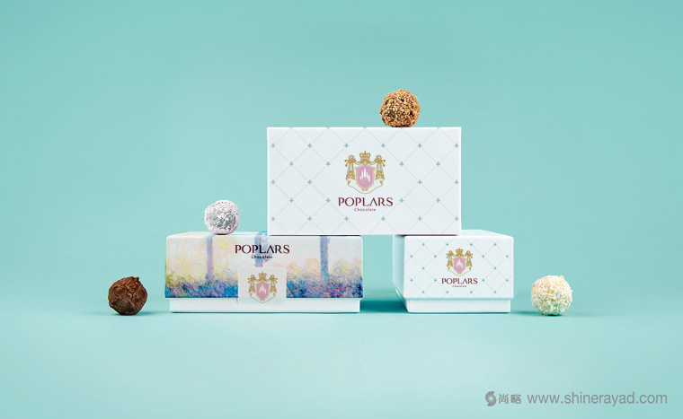 poplars巧克力甜品品牌包裝設計1 poplars巧克力甜品品牌包裝設計1