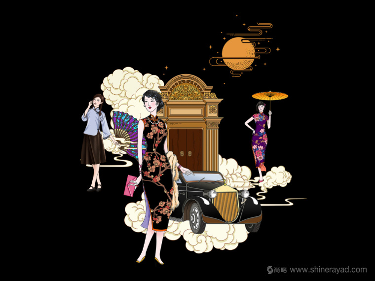 Disney迪斯尼“民國(guó)范”月餅產(chǎn)品創(chuàng)意剖析與包裝插畫設(shè)計(jì)欣賞28