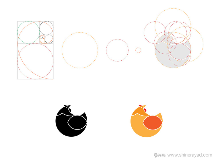 Golden Chick金小雞雞肉加工公司品牌標志設計標準化制圖設計2 Golden Chick金小雞雞肉加工公司品牌標志設計標準化制圖設計2