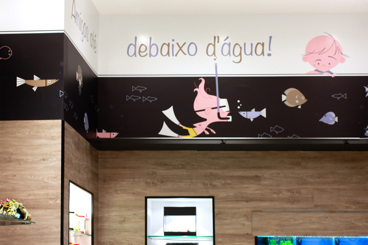 Nicho de Bichos寵物用品商店插畫風(fēng)VI設(shè)計(jì)品牌形象設(shè)計(jì)SI設(shè)計(jì)-商店內(nèi)部裝飾插畫設(shè)計(jì)12