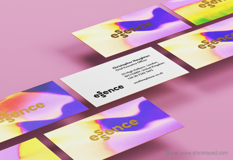 英國化妝品香水品牌Essence品牌形象設(shè)計(jì)-名片設(shè)計(jì)6