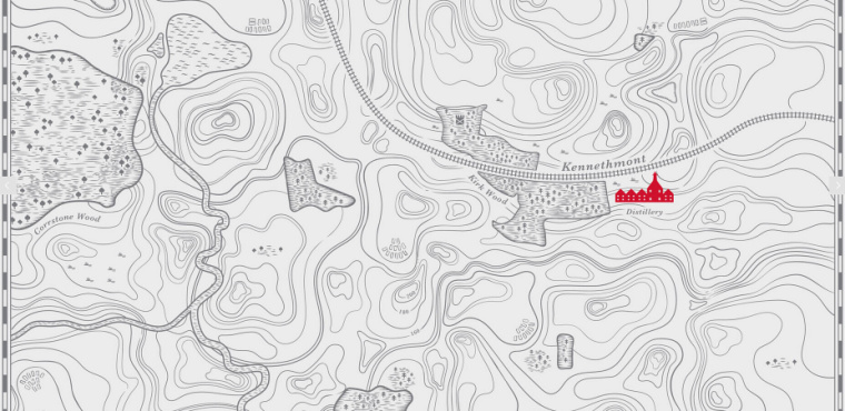 Ardmore 地圖插畫風(fēng)格高端威士忌白酒包裝設(shè)計(jì)3