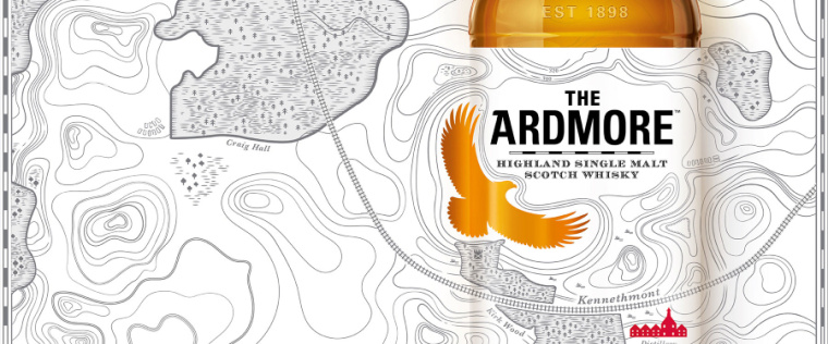 Ardmore 地圖插畫風(fēng)格高端威士忌白酒包裝設(shè)計(jì)2