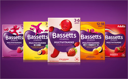 Bassetts兒童維生素品牌重塑包裝設計1