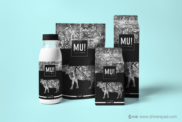 MU有機(jī)牛奶包裝設(shè)計(jì)與奶牛插畫設(shè)計(jì)-上海奶制品包裝設(shè)計(jì)公司設(shè)計(jì)欣賞3