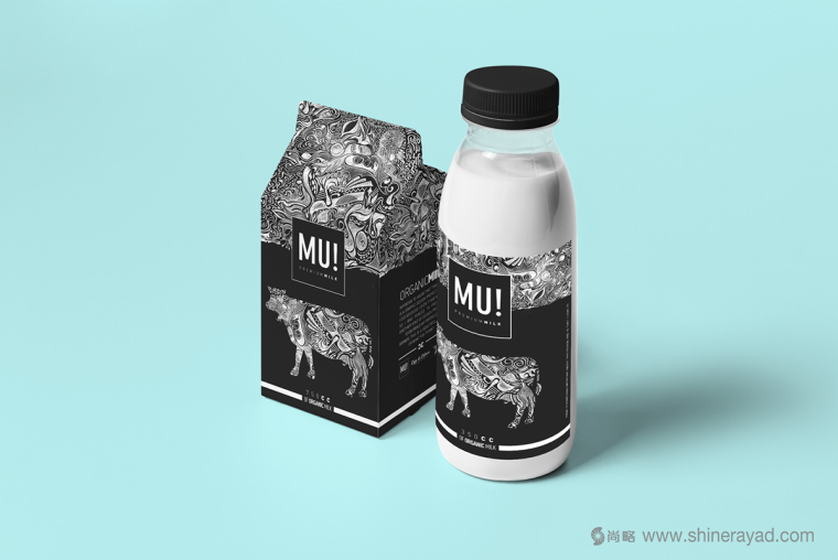 MU有機(jī)牛奶包裝設(shè)計(jì)與奶牛插畫設(shè)計(jì)-上海奶制品包裝設(shè)計(jì)公司設(shè)計(jì)欣賞5