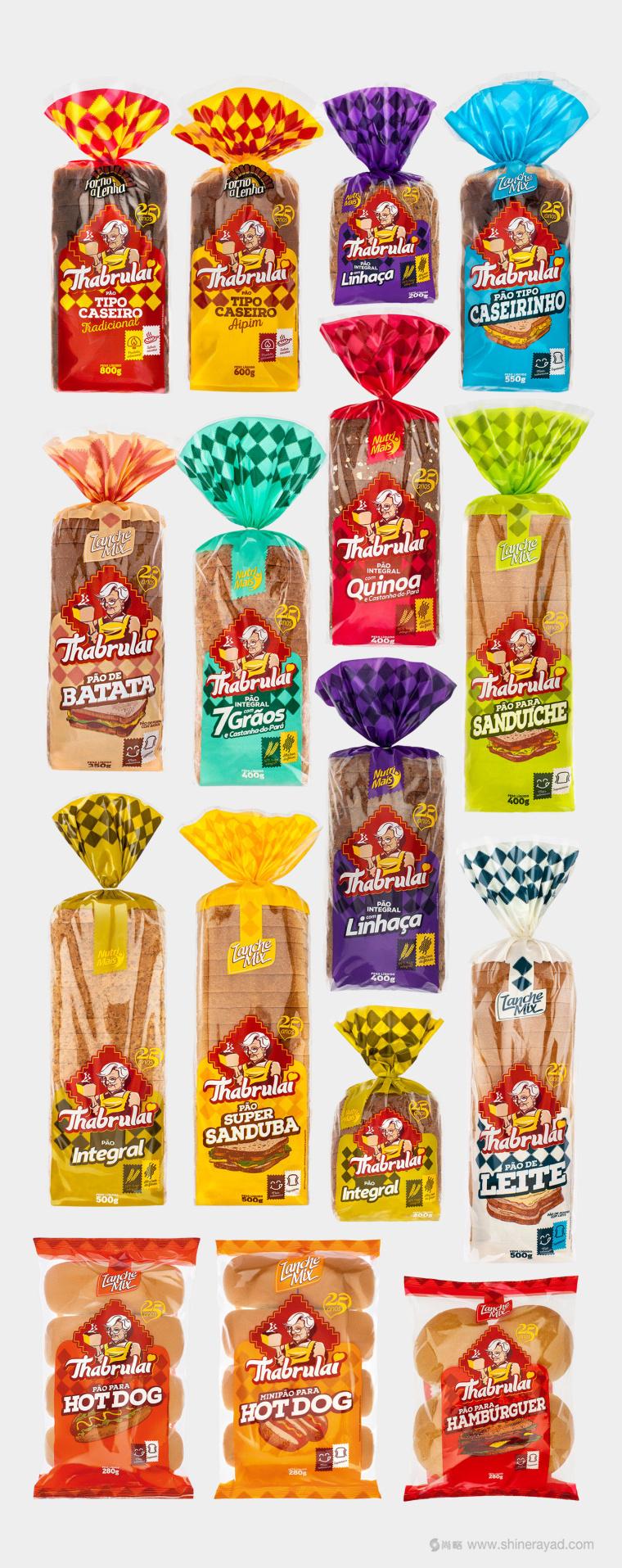 Thabrulai 老奶奶烘培袋裝面包包裝設(shè)計(jì)8