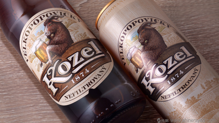 國外啤酒包裝設(shè)計(jì)欣賞——俄羅斯Kozel 啤酒山羊插畫包裝設(shè)計(jì)3
