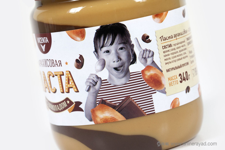 俄羅斯VICENTA兒童風(fēng)格花生醬包裝設(shè)計2 俄羅斯VICENTA兒童風(fēng)格花生醬包裝設(shè)計2