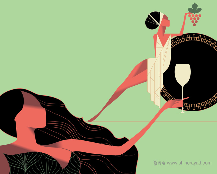 Il Foro Mural 餐廳墻面壁畫設計插畫設計-上海餐飲品牌策劃設計公司推薦2