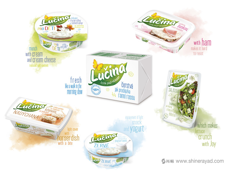 國外包裝設(shè)計(jì)欣賞-Lu?ina 藍(lán)瓊纓奶油奶酪包裝設(shè)計(jì)2