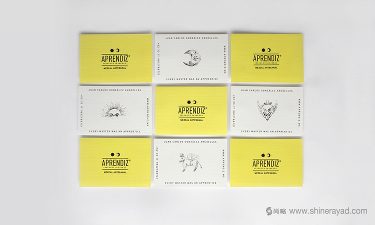 APRENDIZ Mezcal手繪插畫風(fēng)格龍舌蘭品牌形象設(shè)計9