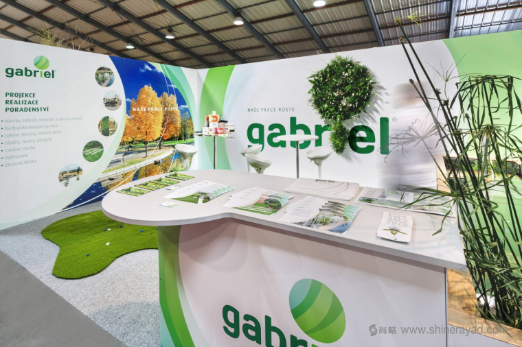 Gabriel 環(huán)境科技公司環(huán)保品牌LOGO設計VI設計7-展會設計