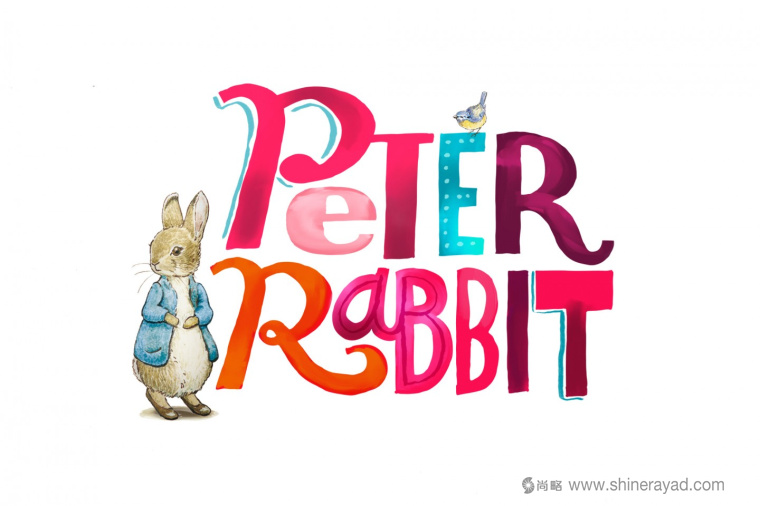 Peter Rabbit 小兔子兒童教育書籍品牌VI形象設(shè)計2-標志設(shè)計