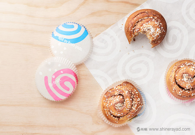 Pressbyr?n便利店品牌VI形象設(shè)計-上海VI設(shè)計公司-面包包裝紙設(shè)計6