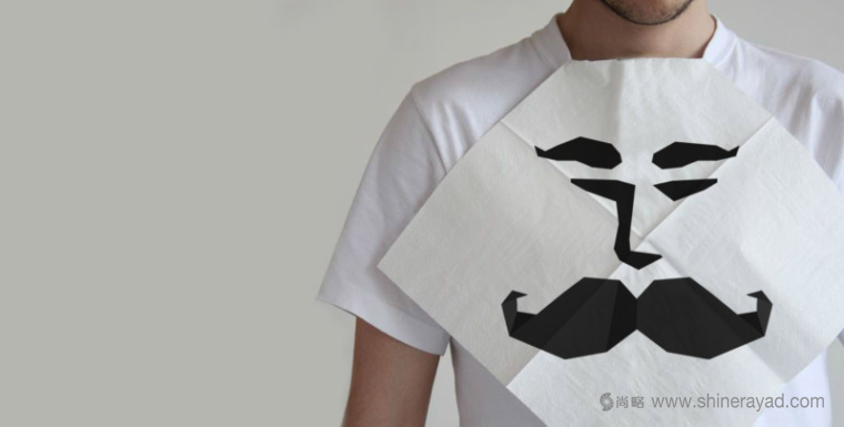 ΘΡΑΚΑ 大胡子餐廳餐飲標(biāo)志設(shè)計(jì)VI設(shè)計(jì)-餐巾設(shè)計(jì)4