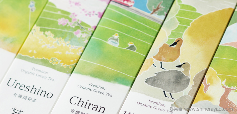 日本Saudade Tea 淡雅水彩插畫有機(jī)茶葉品牌包裝設(shè)計6 日本Saudade Tea 淡雅水彩插畫有機(jī)茶葉品牌包裝設(shè)計6
