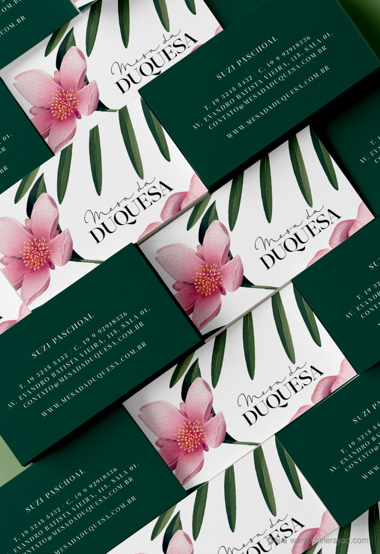 公爵夫人工作室花朵植物化品牌VI形象設(shè)計(jì)10