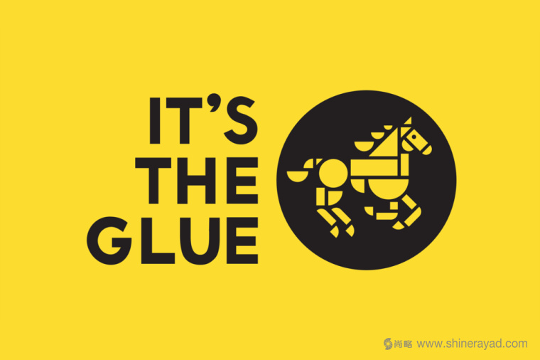 Glue企業(yè)馬圖形標志LOGO設計VI設計1