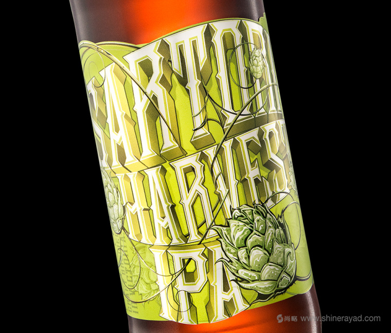 HARVEST 純生啤酒綠色清爽包包裝設(shè)計2