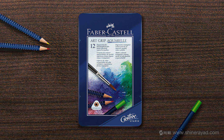 Faber-Castel 水彩筆畫筆文具品牌形象設(shè)計(jì)包裝設(shè)計(jì)8
