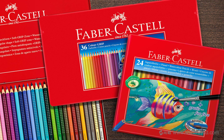 Faber-Castel 水彩筆畫筆文具品牌形象設(shè)計(jì)包裝設(shè)計(jì)11