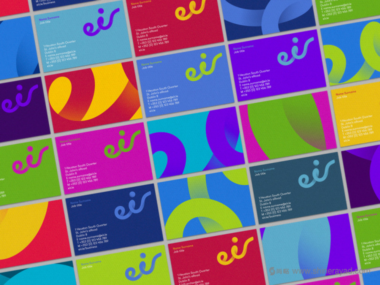 愛(ài)爾蘭電信公司Eircom品牌命名Eir與新LOGO設(shè)計(jì)VI設(shè)計(jì)10
