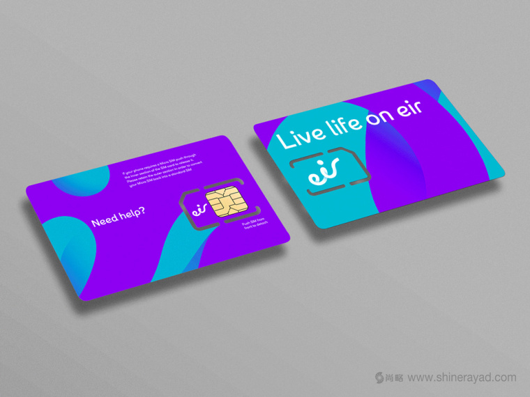 愛(ài)爾蘭電信公司Eir新I設(shè)計(jì)11-電信卡設(shè)計(jì)