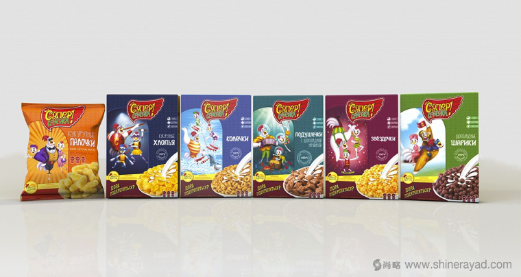 超人特工隊(duì)兒童營養(yǎng)早餐麥片包裝設(shè)計(jì)3