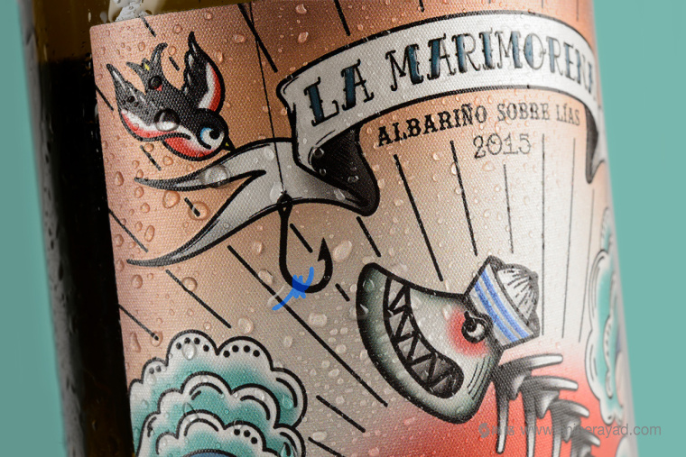 上海包裝設(shè)計(jì)公司欣賞：典紋身插畫藝術(shù)風(fēng)格 La Marimorena 葡萄酒包裝設(shè)計(jì)3